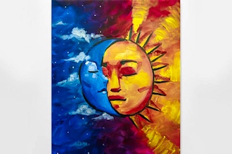 Paint Nite: La Luna y El Sol